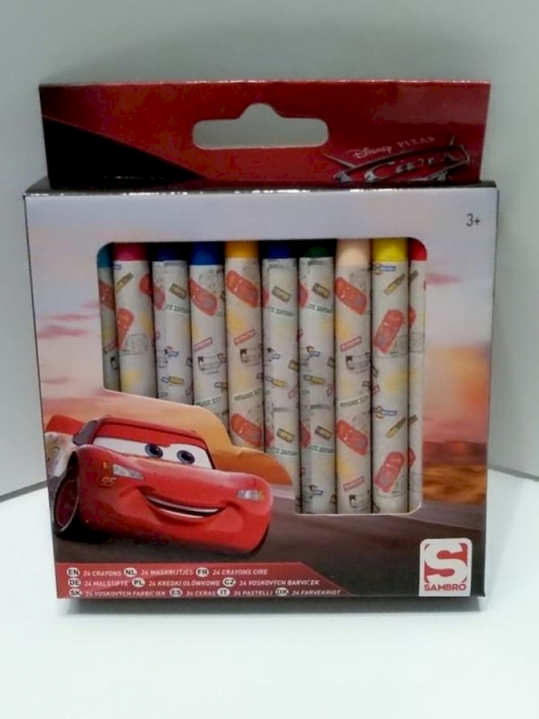 Disney Wachsmalstifte 24er Set Cars #13667