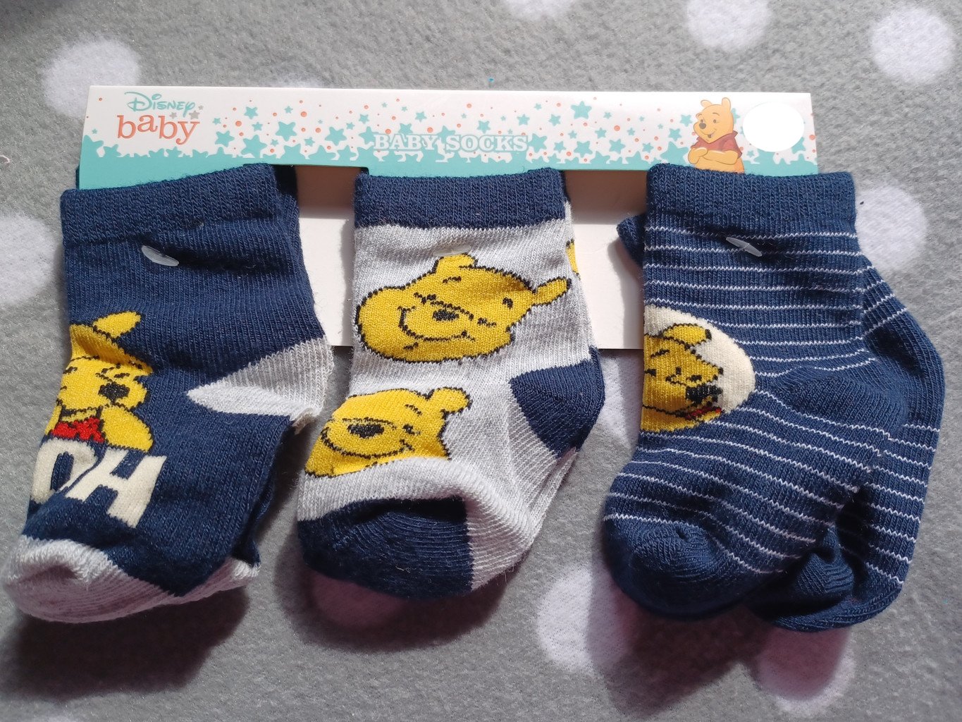 Socken Disney Baby 3er Pack Winnie Puuh Größe 68/74 Socken Disney Baby 3er Pack Winnie Puuh Größe 68/74