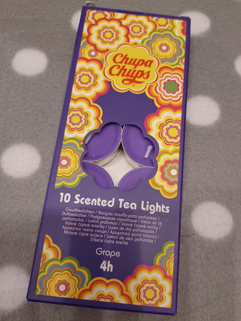 Chupa Chups Duft-Teelichter Traube – 10er-Set
