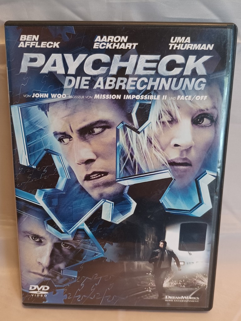 DVD-Film: Paycheck Die Abrechnung DVD-Film: Paycheck Die Abrechnung