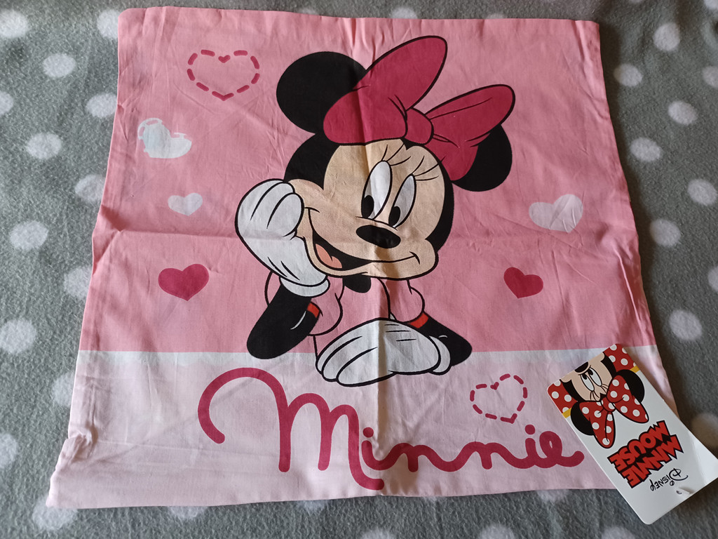 Disney Minnie Mouse – Kissenbezug mit Punktemuster, 40 x 40 cm
