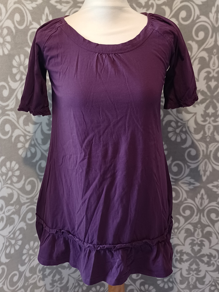 Esmara Damen Shirt in Lila Größe S Baumwolle