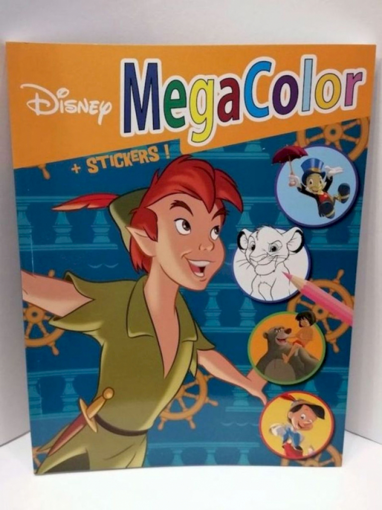 Disney Malbuch Malheft Megacolor plus Stickerbogen versch. Charaktere #14291