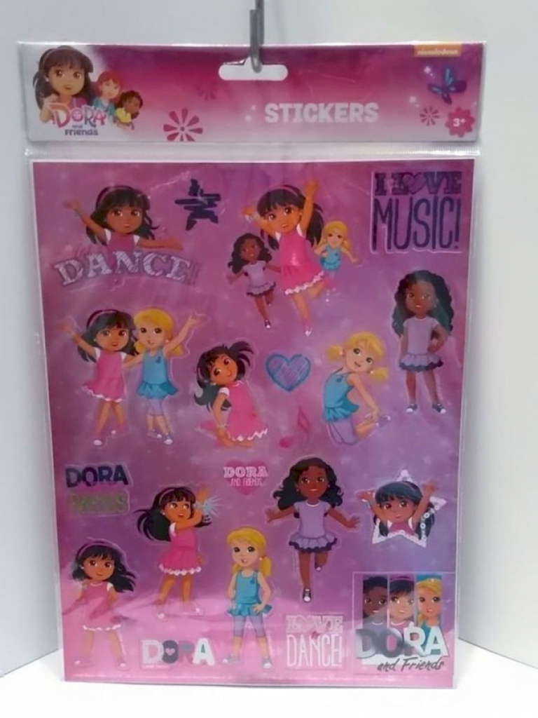 Nickelodeon Dora 2x Sticker Bögen Aufkleber #13679