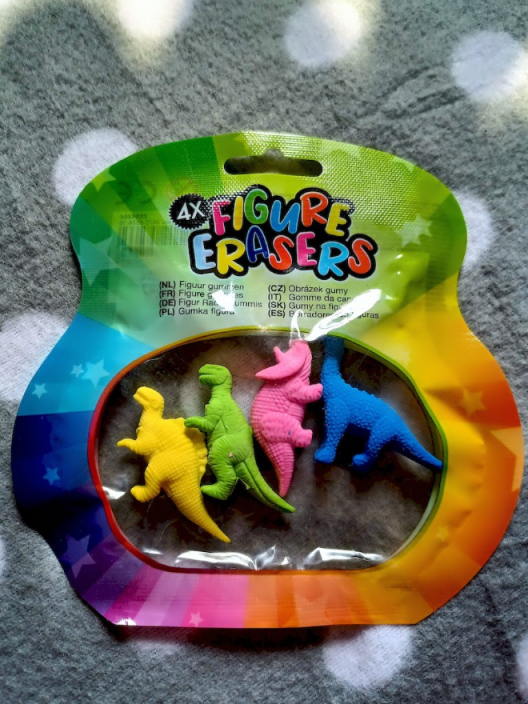 Radiergummi 4 Figuren Dinosaurier  Radiergummi 4 Figuren Dinosaurier