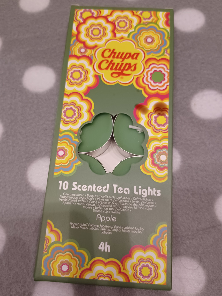 Chupa Chups Duft-Teelichter Apfel – 10er-Set