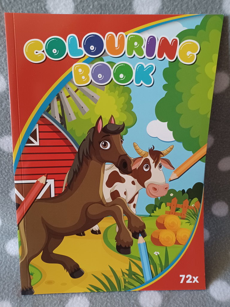 Malbuch Malheft Ausmalbuch Bauernhoftiere 72 Seiten