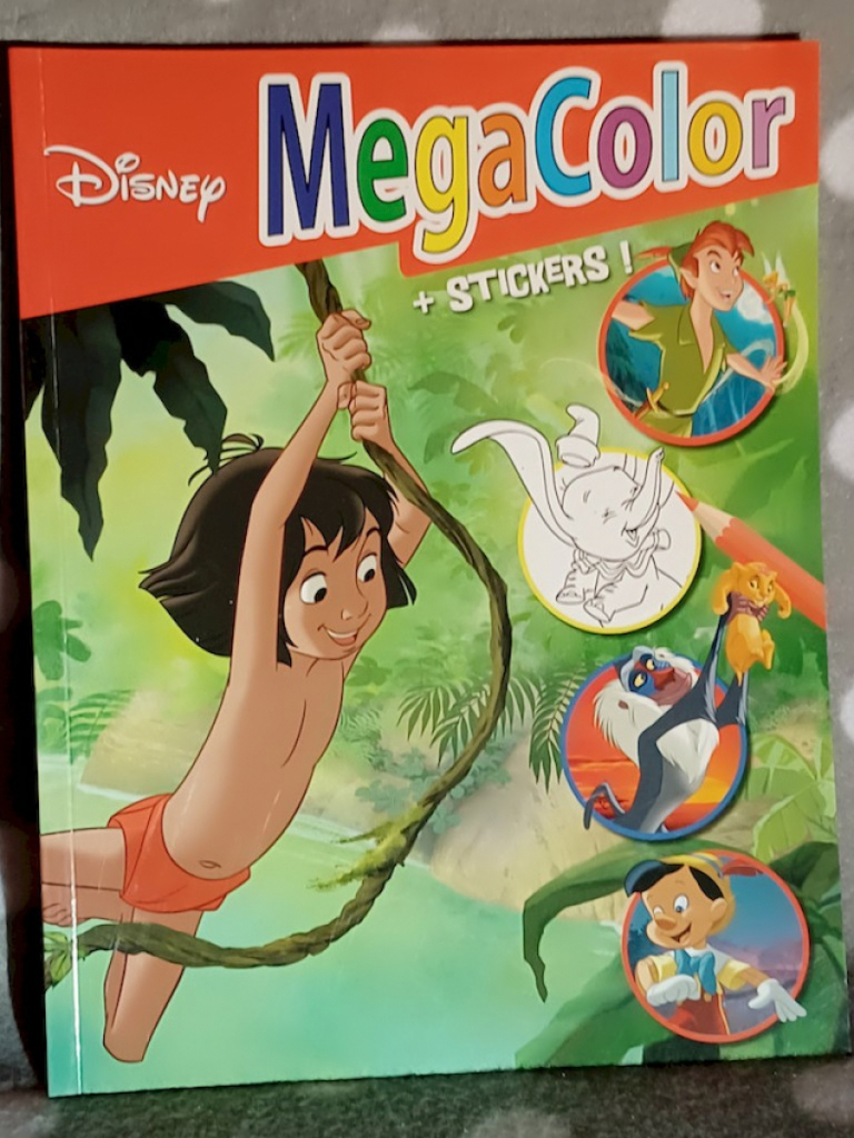 Disney Malbuch Malheft Megacolor plus Stickerbogen versch. Charaktere #16293
