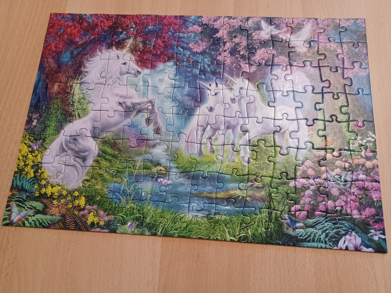 Fantasy Einhörner Puzzle 112tlg. ab 6 Jahre Fantasy Einhörner Puzzle 112tlg. ab 6 Jahre