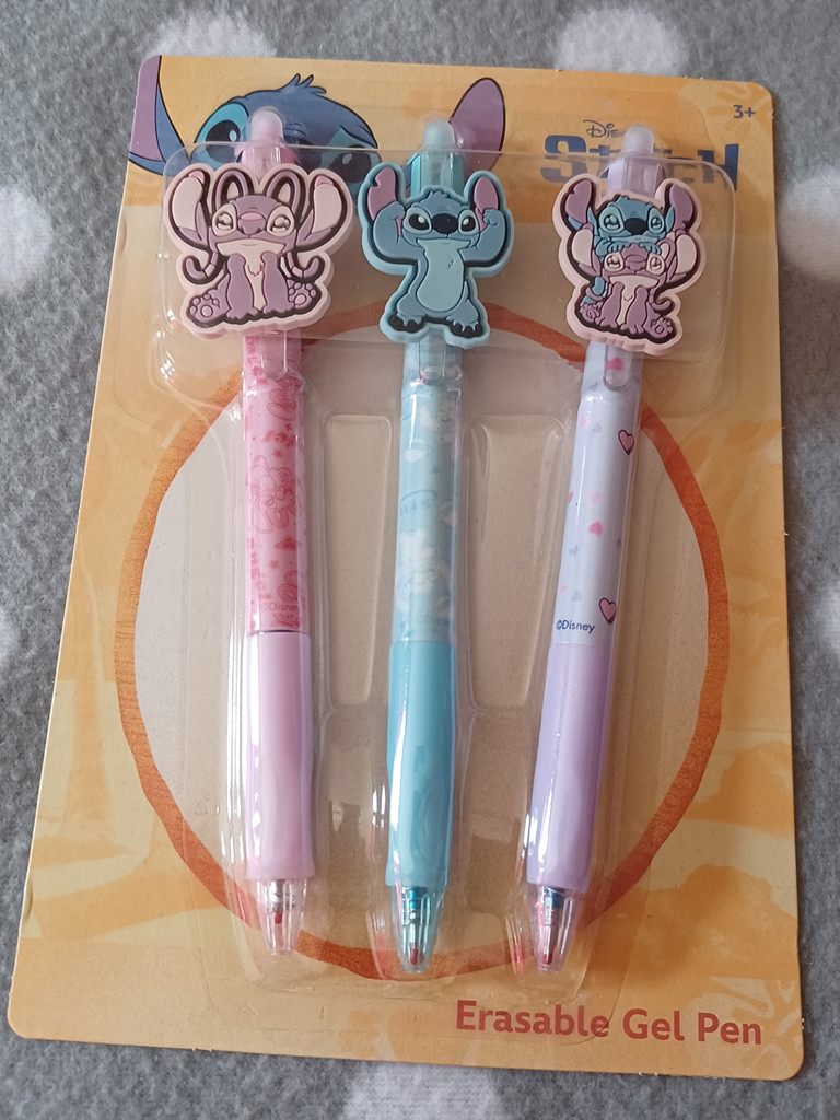 Disney Stitch Gelstifte Set 3-teilig ausradierbar Schreibwaren