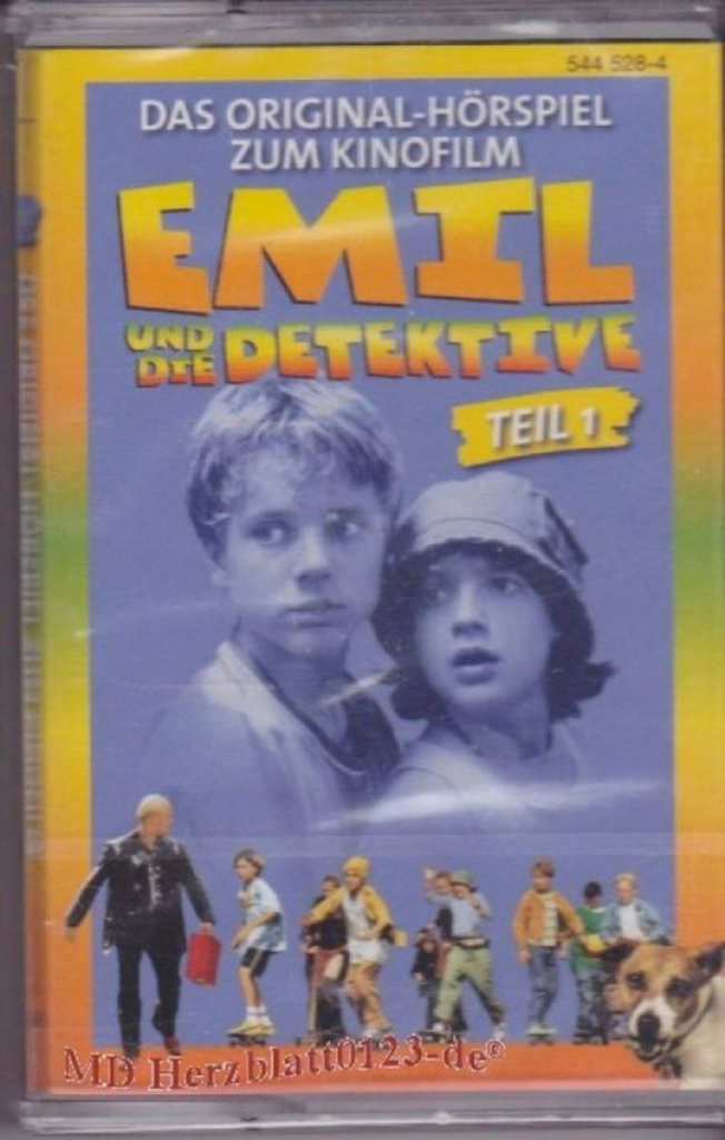Hörspiel-Kassette: Emil & die Detektive Teil 1 Das original zum Kinofilm #1032