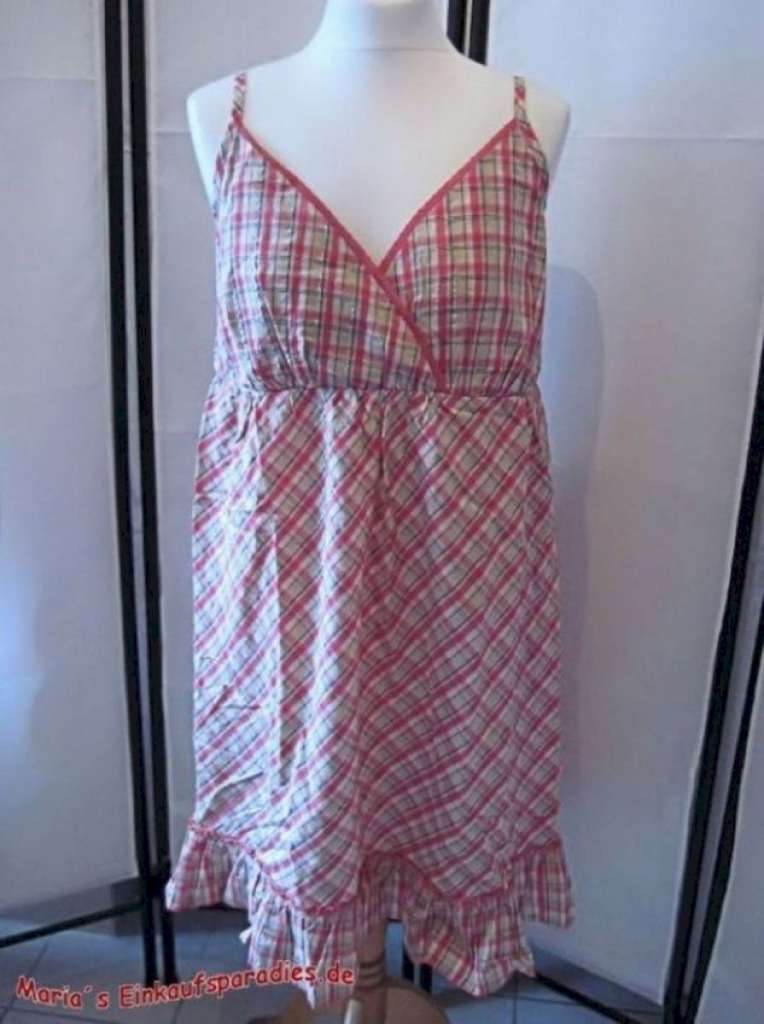 CORLEY SPORTSWEAR Trägerkleid Kleid Damen Sommer Kariert #8050