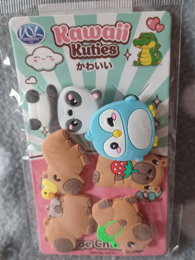 Kawaii Kuties Schuh-Charms Set für Clogs und Sandalen