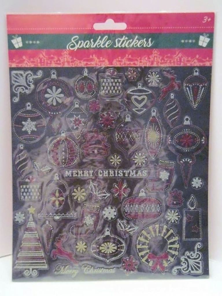 Weihnachten Glitzer Sticker Stickerbogen 35 Aufkleber Weihnachten Glitzer Sticker Stickerbogen 35 Aufkleber