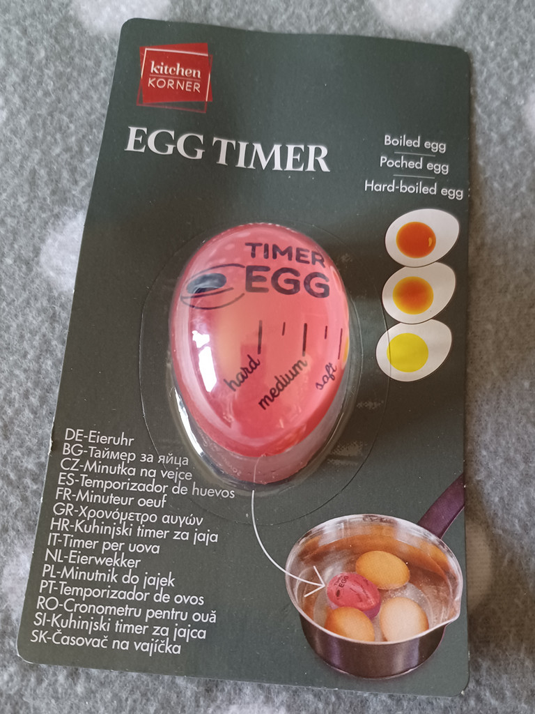 Kitchen Korner Eieruhr – Präzise Eier kochen durch Farbumschlag