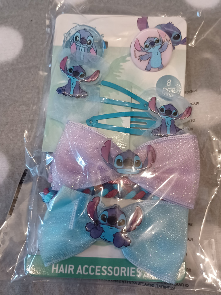 Disney Lilo & Stitch Haaraccessoires Set Kinder Haarschmuck Spangen Zopfhalter