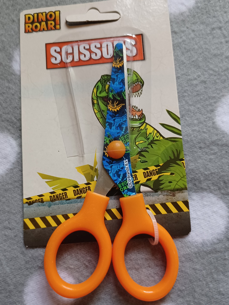 Schere Kinderschere Bastelschere Dino´s Schere Kinderschere Bastelschere Dino´s