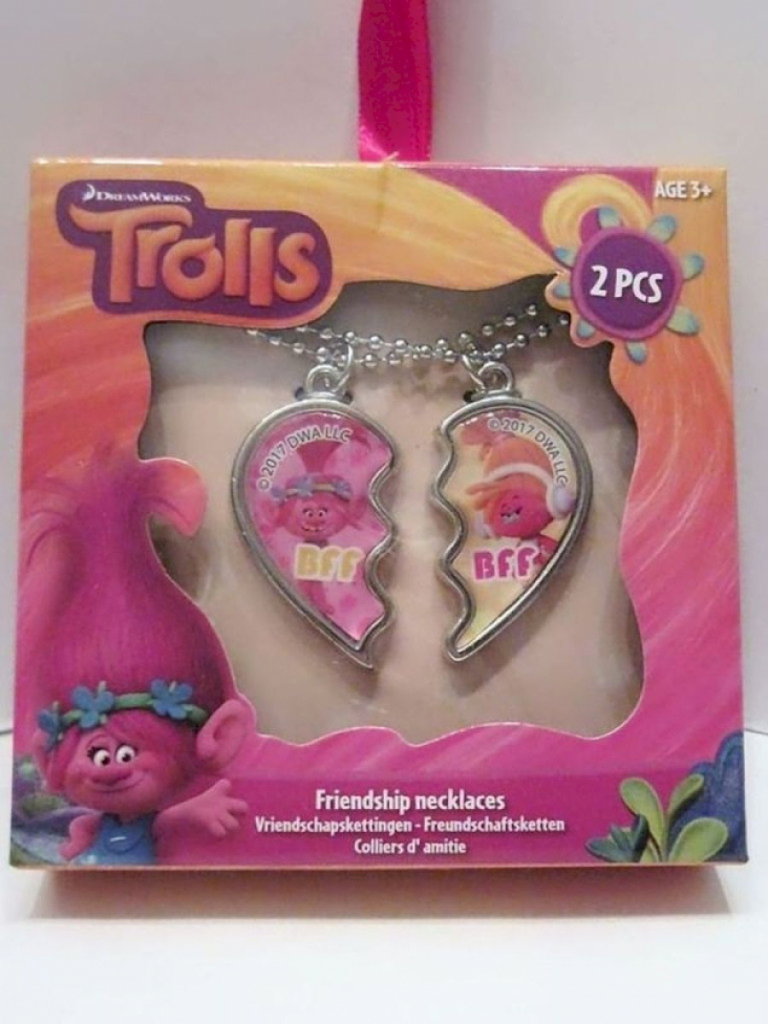 DreamWorks Freundschaftsketten zweigeteiltes Herz Trolls DreamWorks Freundschaftsketten zweigeteiltes Herz Trolls