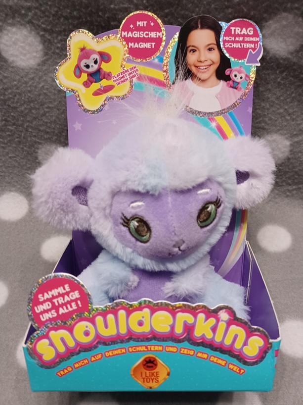 Shoulderkins – Magnetisches Schulter-Plüschtier "Ruffle", 12 cm