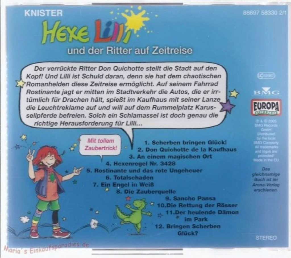 Hörspiel-CD: Hexe Lilli & der Ritter auf Zeitreise #8684