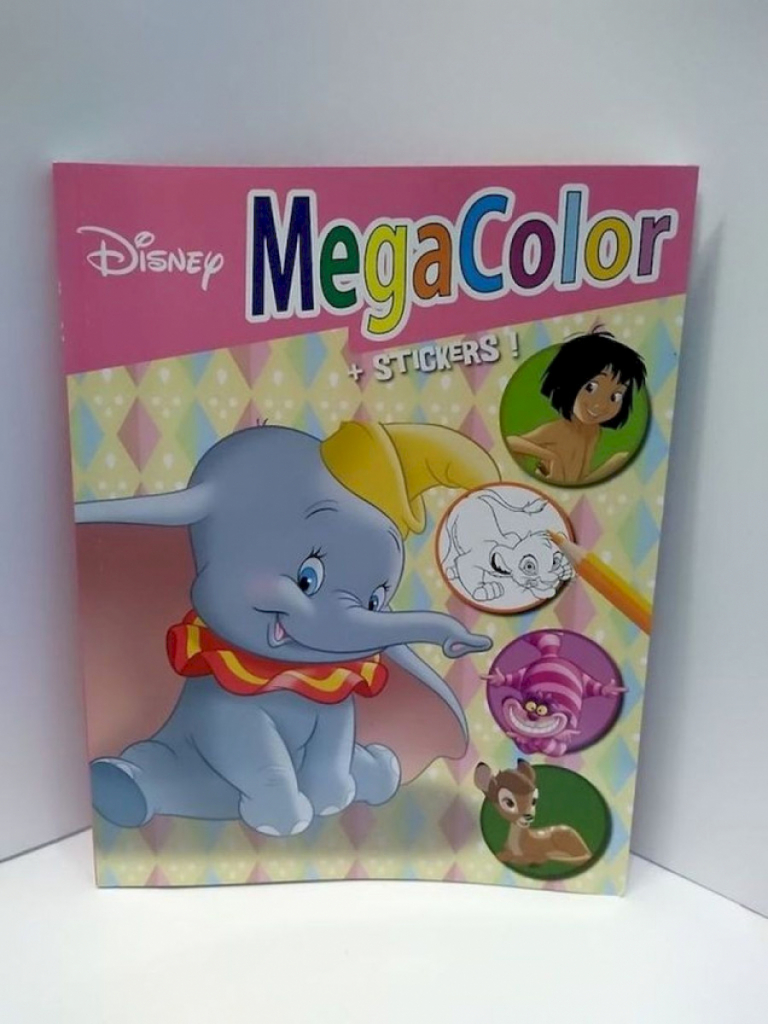 Disney Malbuch Malheft Megacolor plus Stickerbogen versch. Figuren #14043