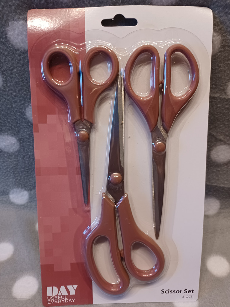 Scheren-Set Haushaltsscheren – 3er Set in Lila aus Edelstahl