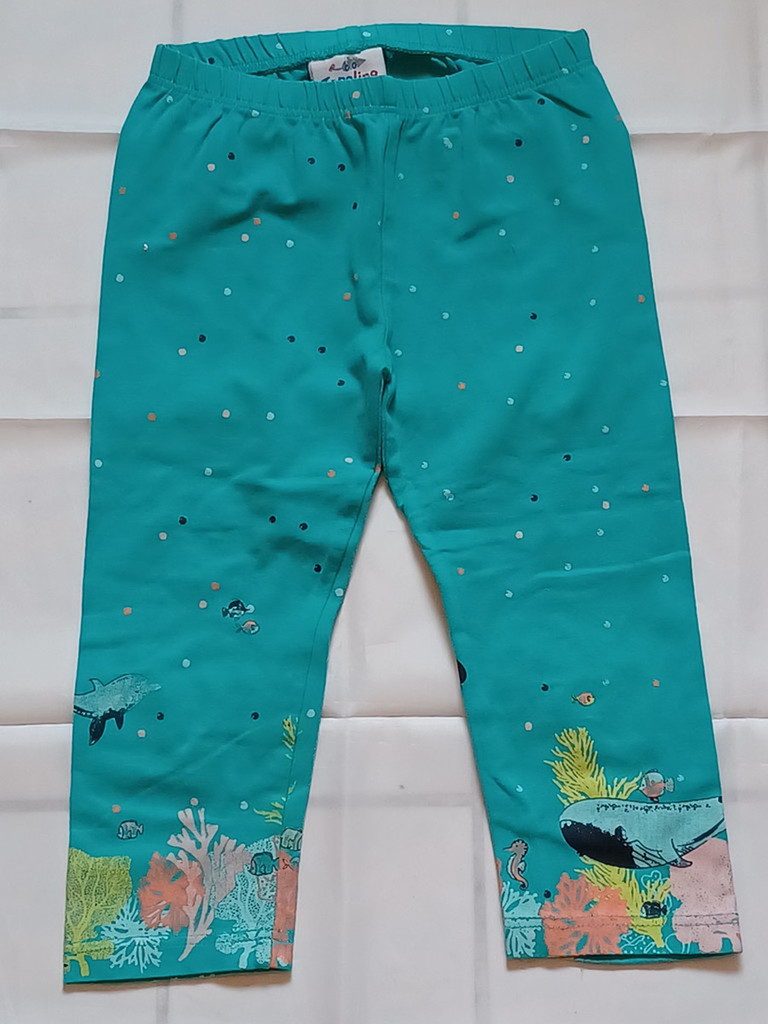 Topolino Leggings Mädchen Türkis Gummibund Größe 116 Topolino Leggings Mädchen Türkis Gummibund Größe 116