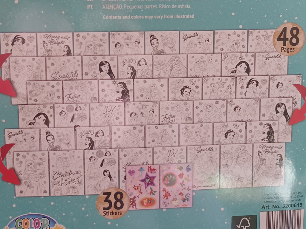 Malbuch Ausmalbuch Malbuch 48 Seiten plus 38 Stickers Weihnachten Princess Malbuch Ausmalbuch Malbuch 48 Seiten plus 38 Stickers Weihnachten Princess