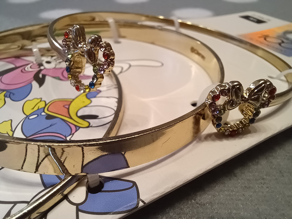 Disney 100 Jahre Primark Armreif Set 3-teilig Goldfarben Micky Maus Minnie