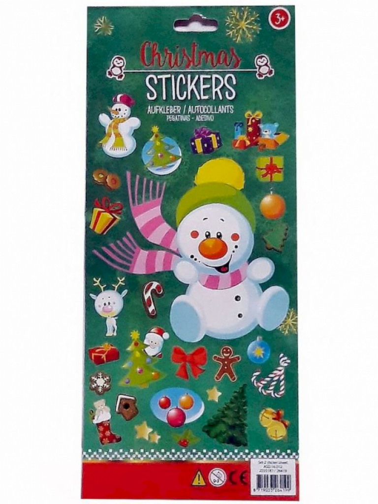 2x Sticker Bogen Weihnachten dekorieren basteln #15230