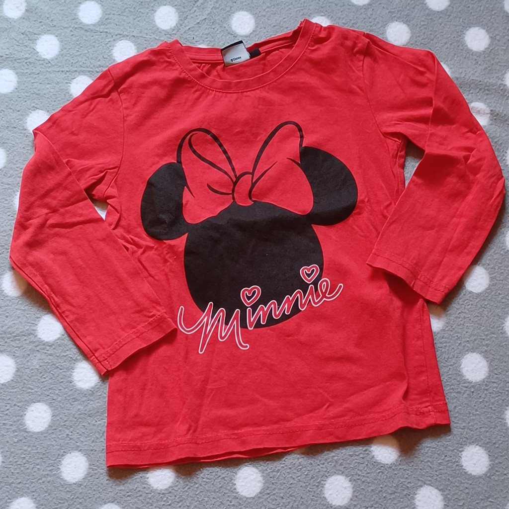 Disney Minnie Mouse LA-Shirt rot Größe 110
