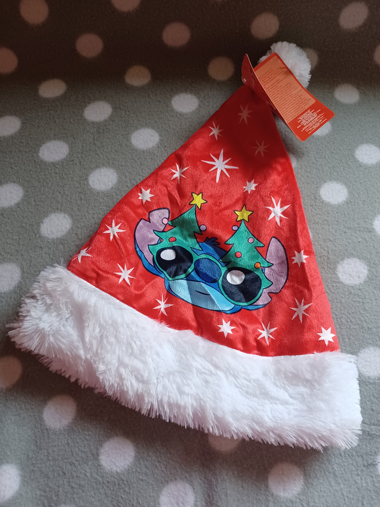 Weihnachtsmütze in Rot - 34 cm x 54 cm - Disney Stitch Weihnachtsmütze in Rot - 34 cm x 54 cm - Disney Stitch