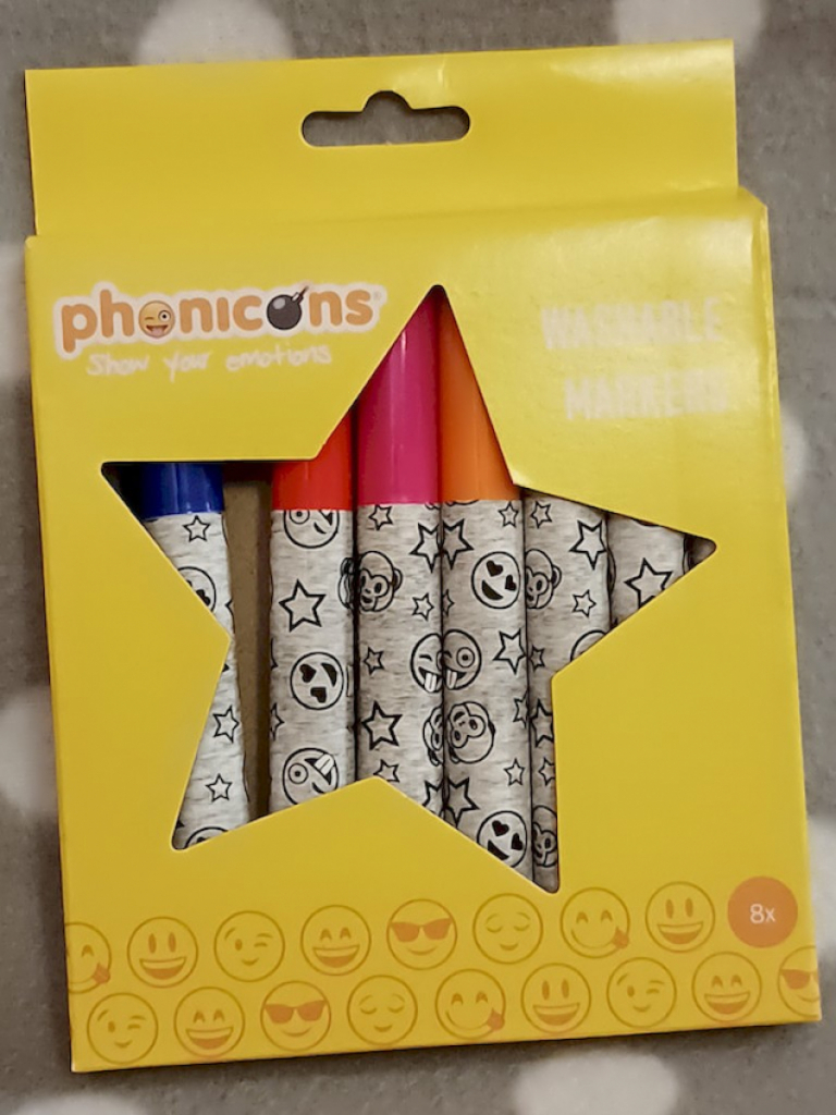 Auswaschbare Filzstifte - 8er Set - Emoji Auswaschbare Filzstifte - 8er Set - Emoji