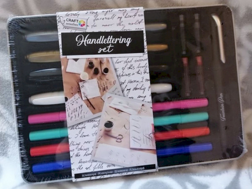 Craft Handlettering Set Schreibset 14tlg.  Craft Handlettering Set Schreibset 14tlg.