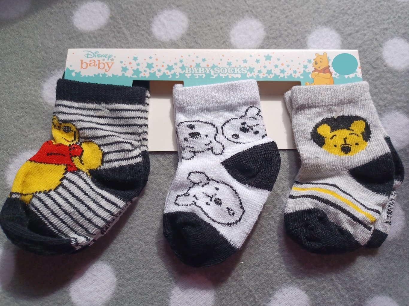 Socken Disney Baby 3er Pack Winnie Puuh Größe 68/74 Socken Disney Baby 3er Pack Winnie Puuh Größe 68/74