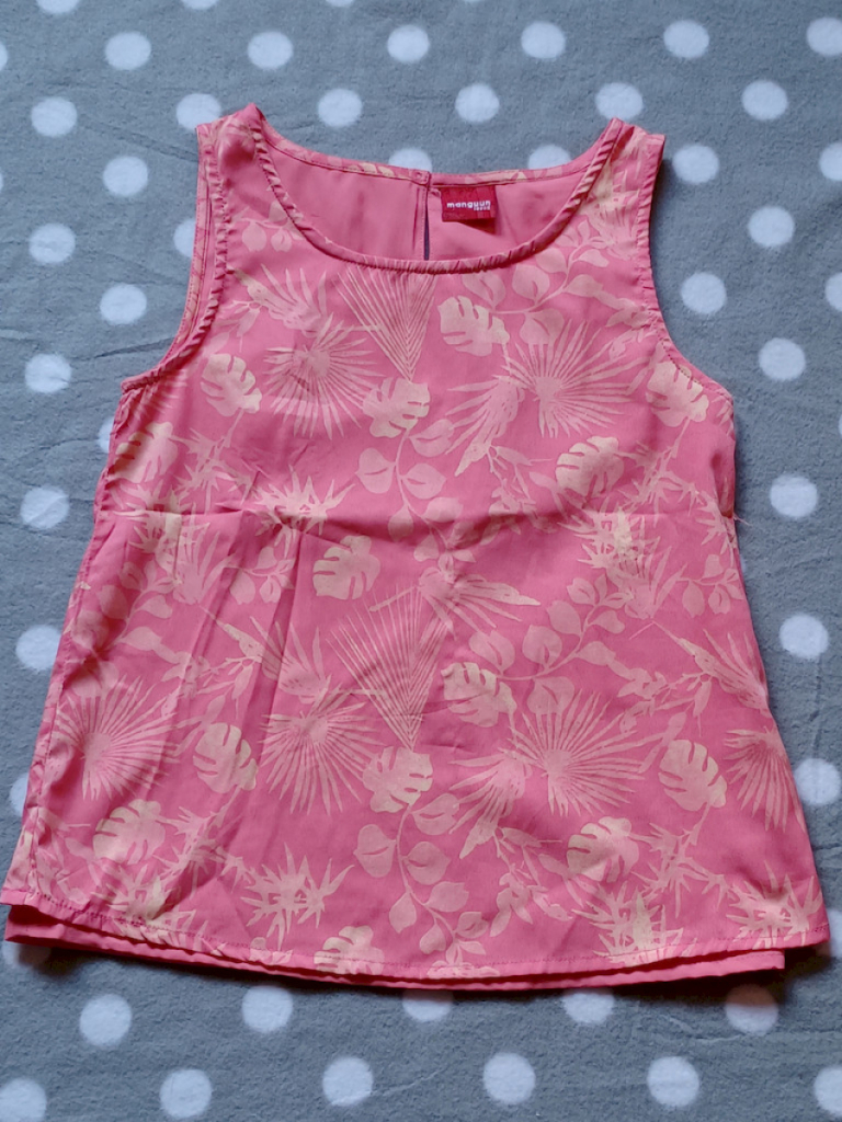 Manguun Top Mädchen mit Bedruckung Rosa Größe 128 Manguun Top Mädchen mit Bedruckung Rosa Größe 128