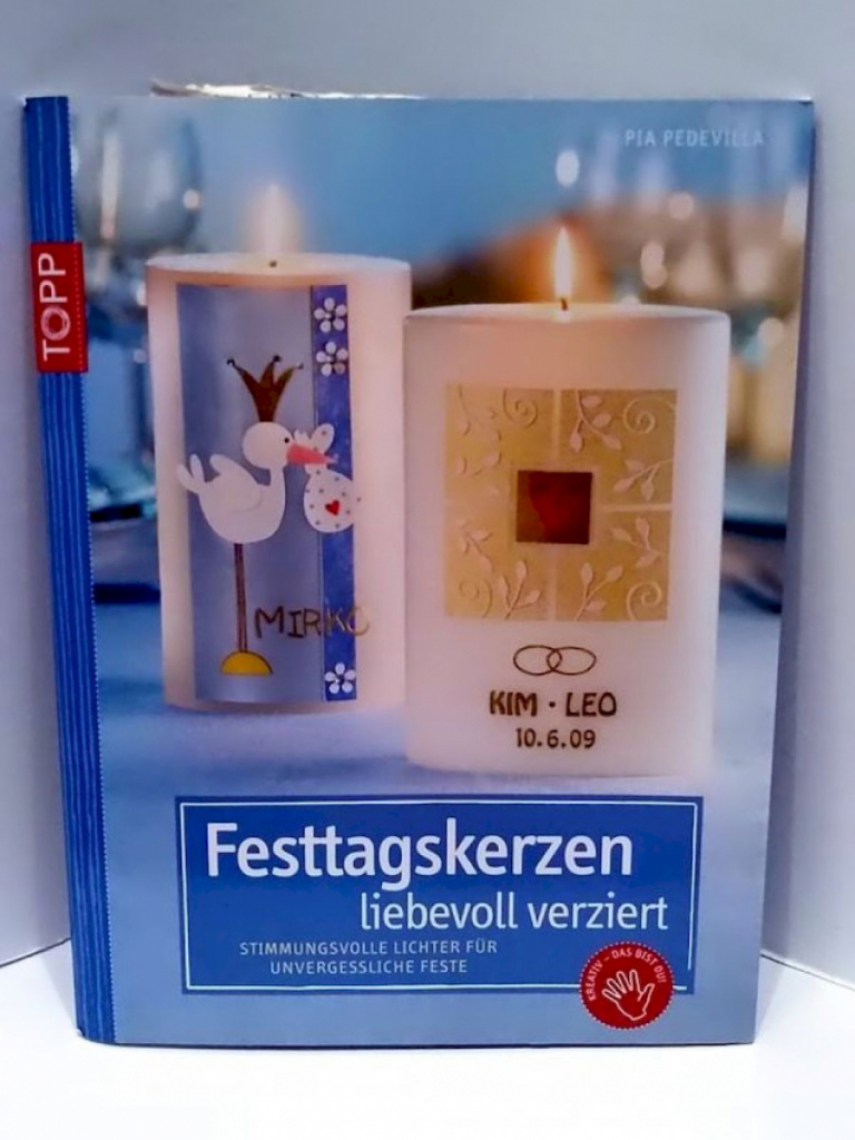 Buch: Festtagskerzen liebevoll verziert Buch: Festtagskerzen liebevoll verziert