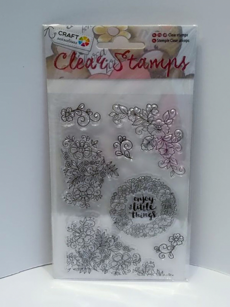 Craft Clear Stamps DIY Stempel Spaß Blumen #15223