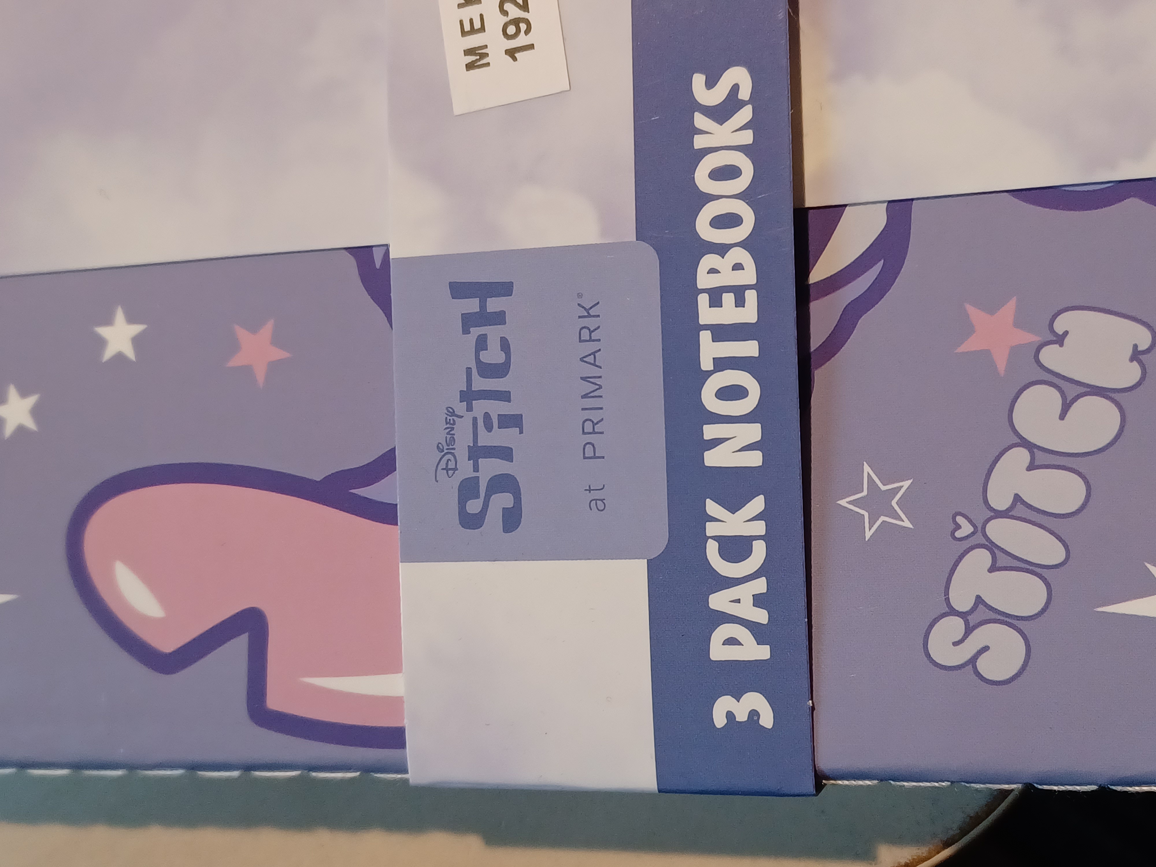 Disney Stitch Notizbuch Set 3-teilig liniert für Schule Büro