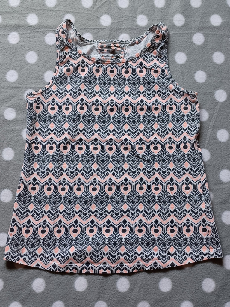 C&A Top Mädchen mit Bedruckung Schwarz/Rosa Größe 146/152 C&A Top Mädchen mit Bedruckung Schwarz/Rosa Größe 146/152