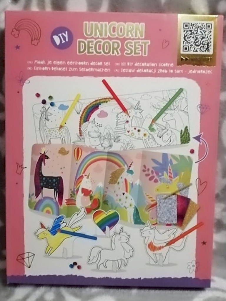 Scenery Art Einhorn Deko Set zum selbermachen #15213