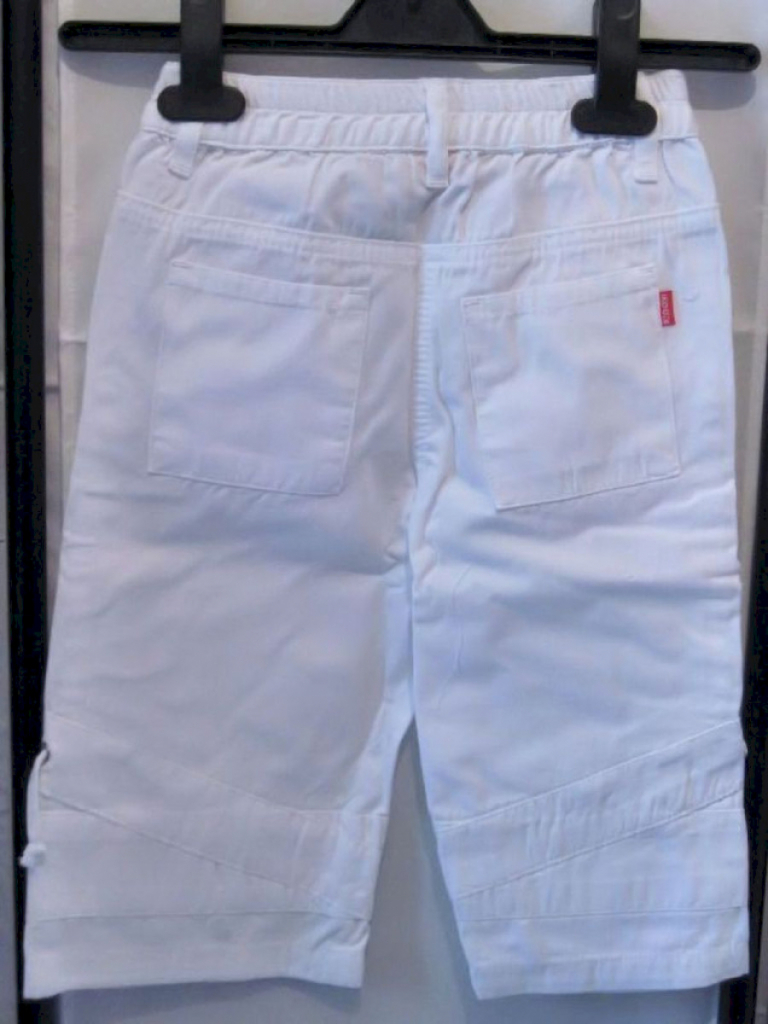 Kidoki Hose 7/8 Mädchen Sommer Weiß Gr.98 #3660