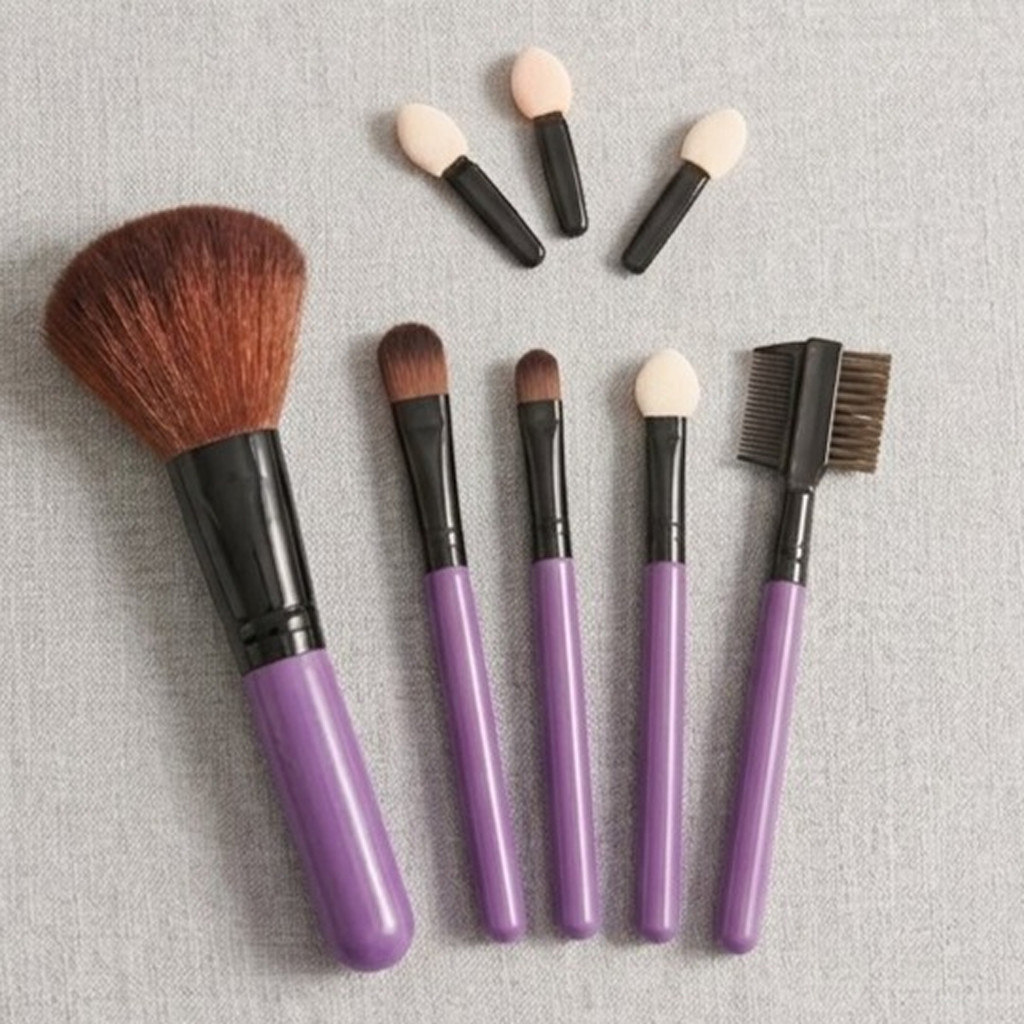 8 tlg. Make-Up Pinsel und Bürsten Set - Perfektion für Ihr Make-Up