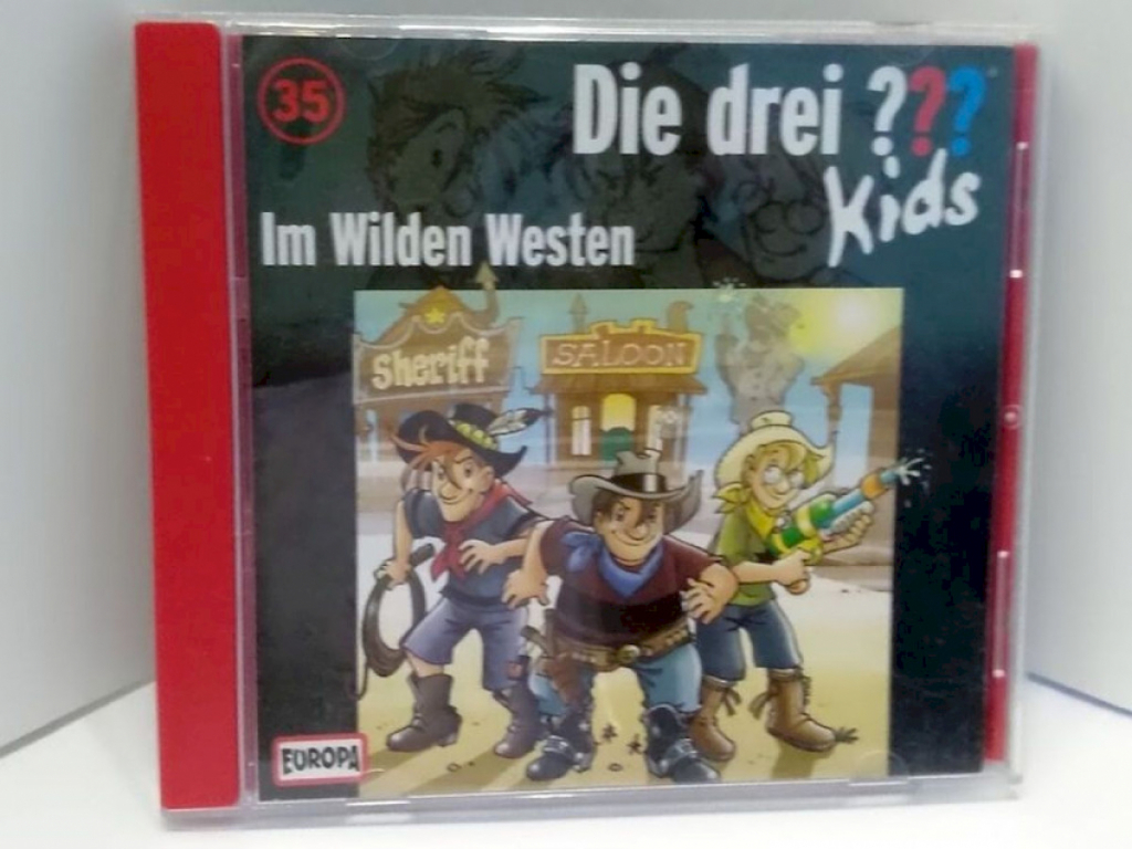 Hörspiel-CD: Die drei ??? Kids Folge 35 - Im wilden Westen Hörspiel-CD: Die drei ??? Kids Folge 35 - Im wilden Westen